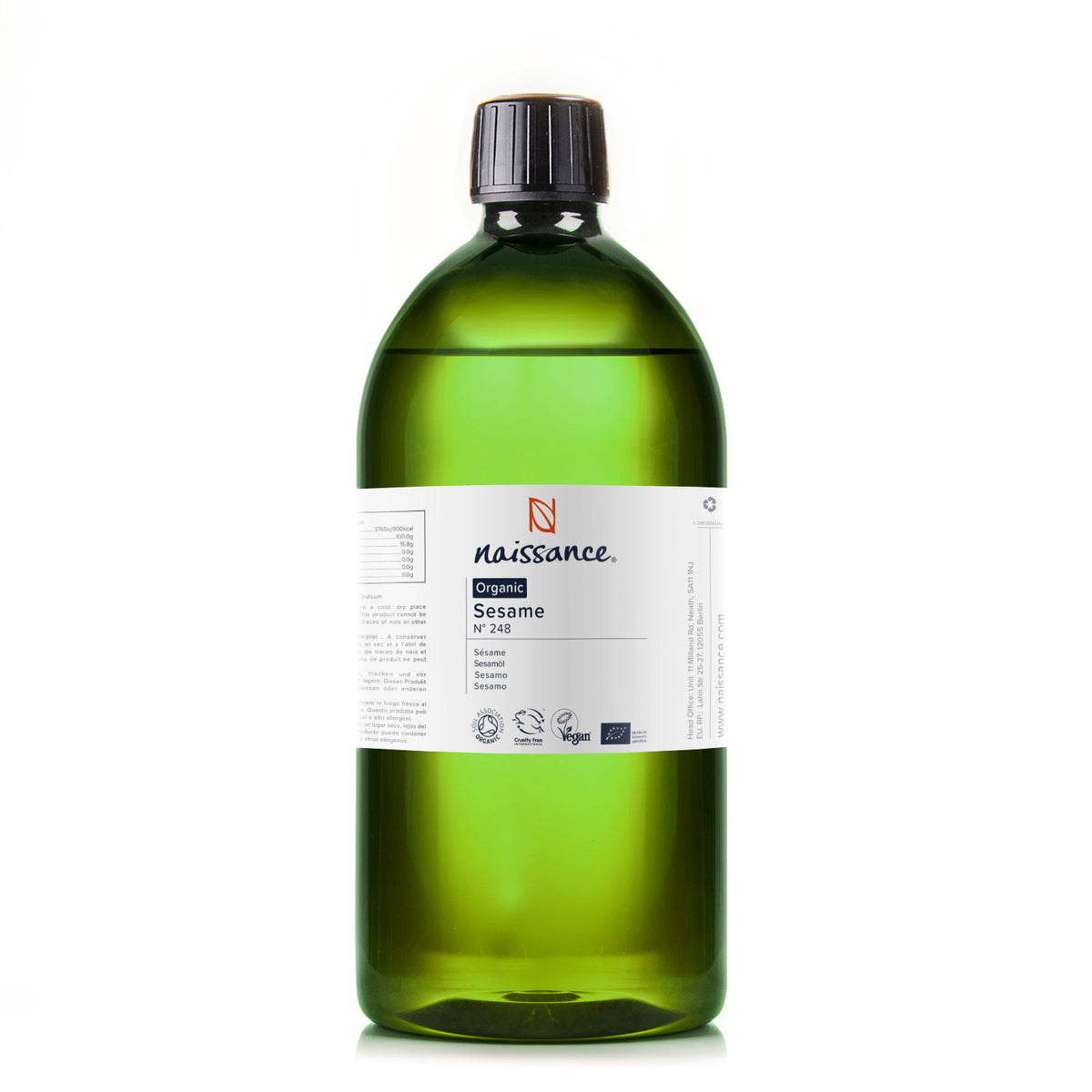 L'huile de sésame, Antioxydante 1L - Para-Bio NAFIA